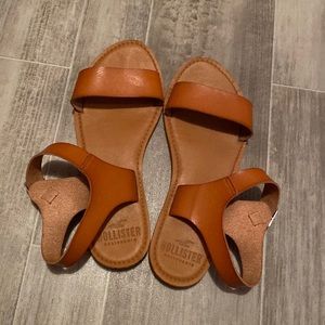 Hollister brown sandals